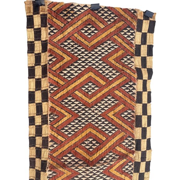 Antique Tribal Skirt Mens African Bark Textiles Kuba Dance - Picture 13 of 16